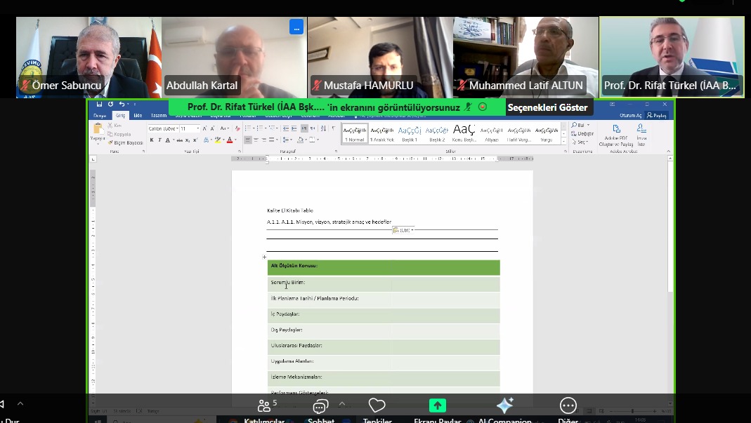 Kurum Akreditasyon Bilgilendirme Toplantısı Düzenlendi